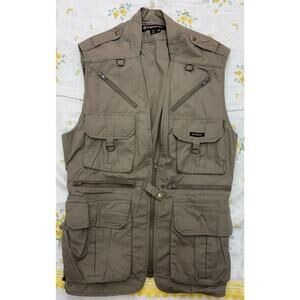 Tamrac Utility Multi Pocket Khaki Photography Vest Men’s Medium Field Style